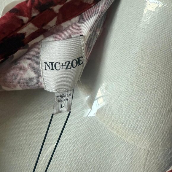 Nic & Zoe Multicolor Knit Dress – Rust, Cream & Taupe – NWT - Picture 7 of 8